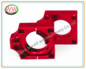 precision cnc machined ,black,red anodizing, high quality surface,aluminiuml for Rear Axle Blocks Chain Adjuster