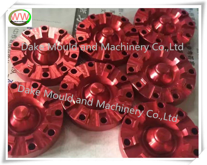 cavity and cover of aluminium 6082,6061 ,red, black anodization, producing by cnc machining milling and cnc turning