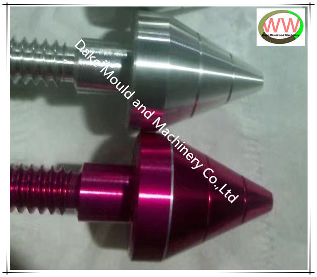 precision cnc turning for aluminium 6082,6061, pink anodization with competitive price