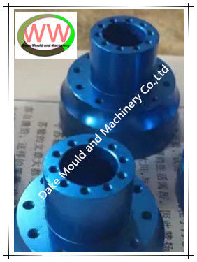 precision cnc lathe and cnc miliing for aluminium 7075,blue,red anodizing high quality surface with reasonable price