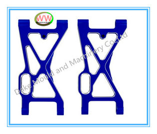 aluminium 6061 T6  parts for cnc machining center  with blue  anodization