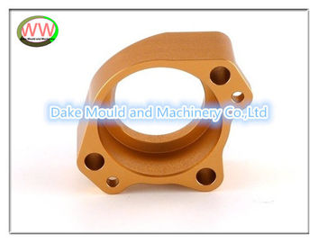cover of aluminium 6082, gold anodization, producing by cnc machining center