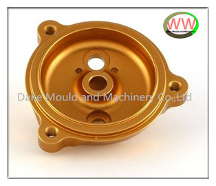 cover of aluminium 6082, gold anodization, producing by cnc machining center