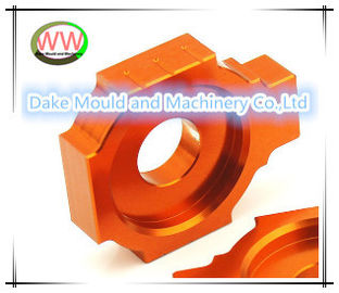 Rear Brake adjuster of aluminium 7075,6082, gold,blue anodization, producing by cnc machining center